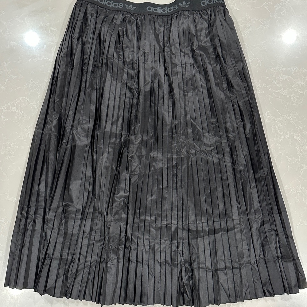 Adidas Originals pleated midi skirt